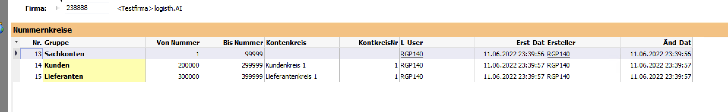 BMD | Nummernkreise hinterlegen für Kunden und Lieferanten