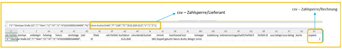 Editieren einer Rechnung